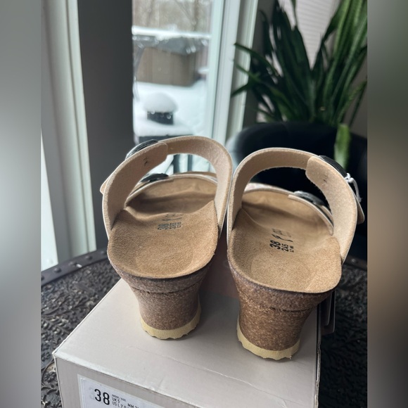 PAPILLIO BIRKENSTOCK DOROTHY MEADOW FLOWERS BEIGE 38 EU 7-7.5 US - Picture 6 of 7